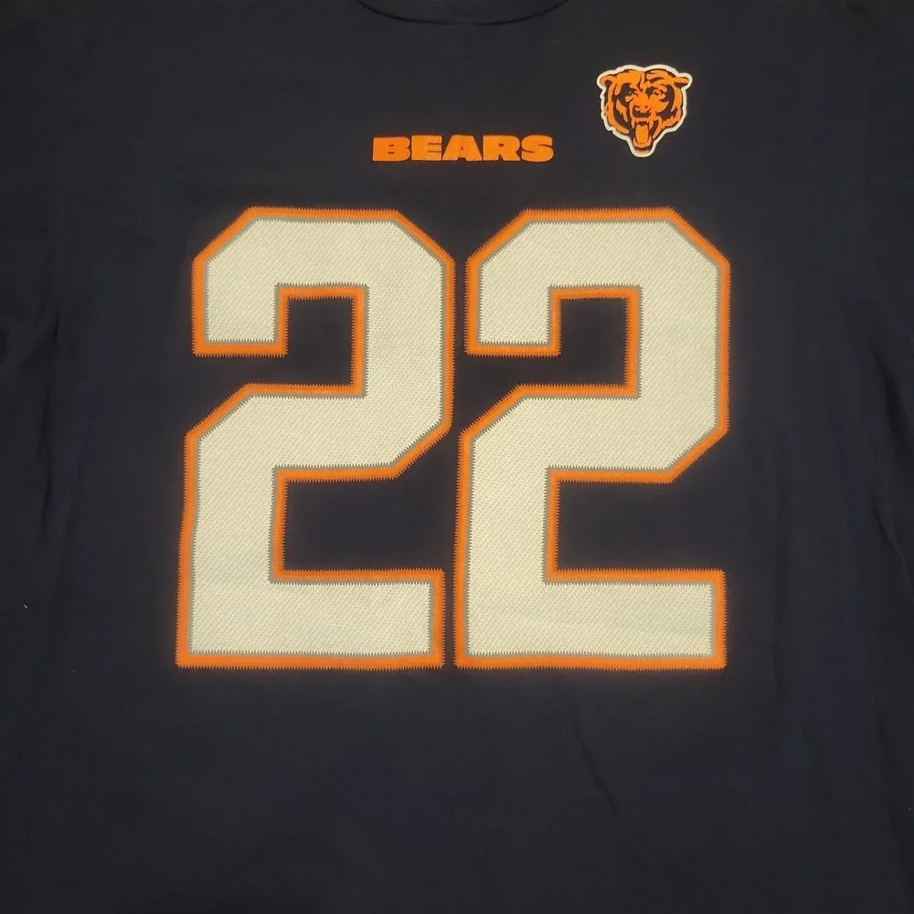 Matt Forte #22 Chicago Bears  NFL T-Shirt Mens XL Blue Tee NFL Team Apparel